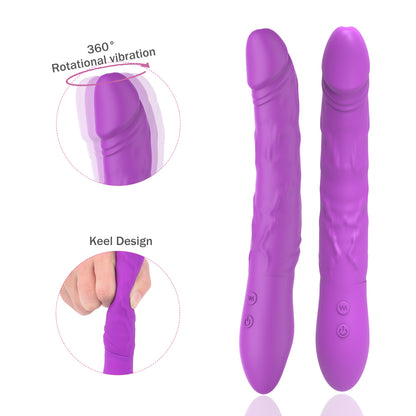 Dildo Vibrator Double Charming King-2