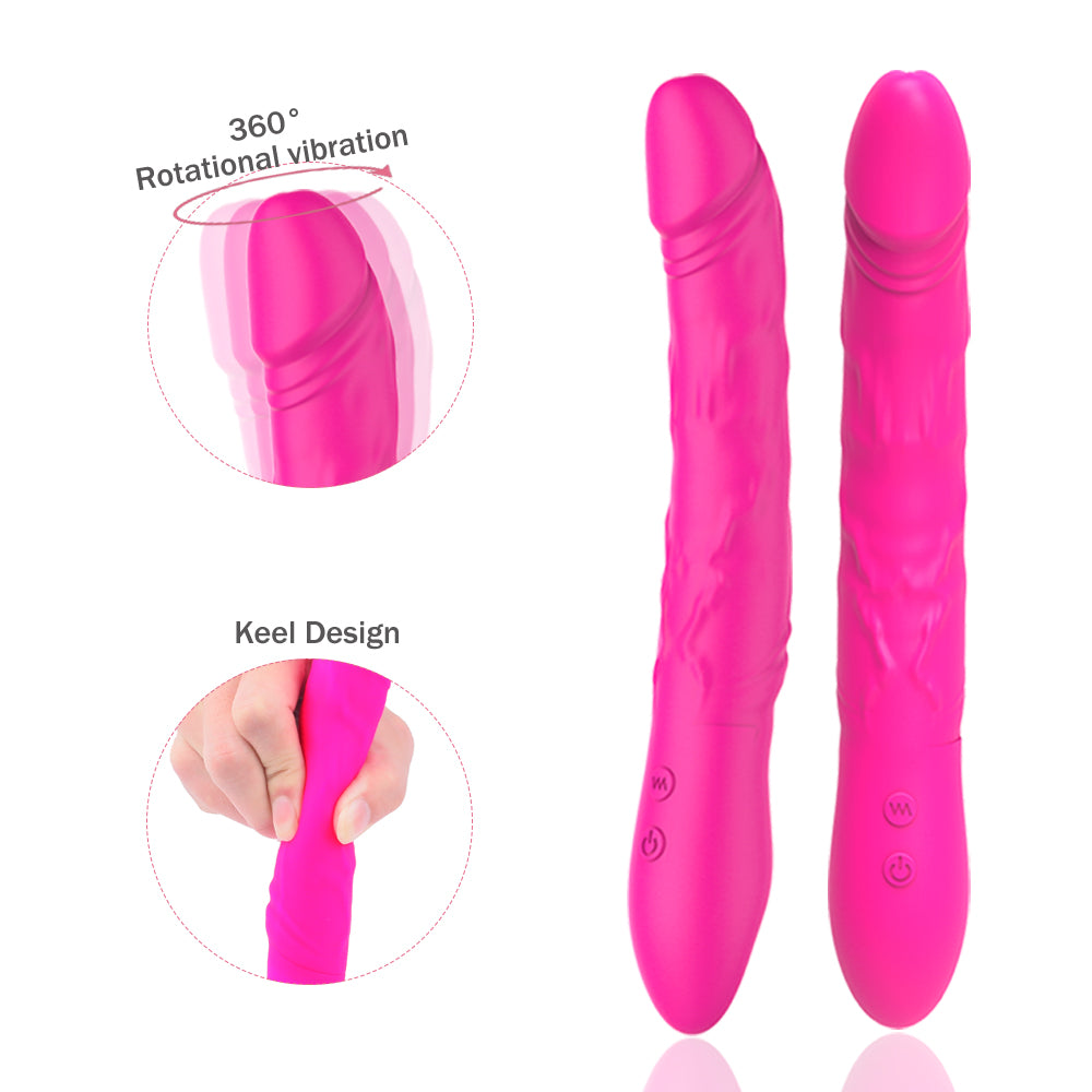 Dildo Vibrator Double Charming King-2