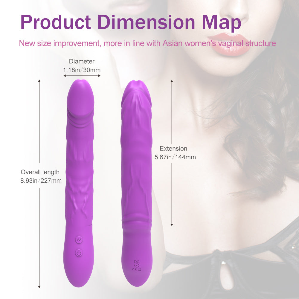 Dildo Vibrator Double Charming King-2