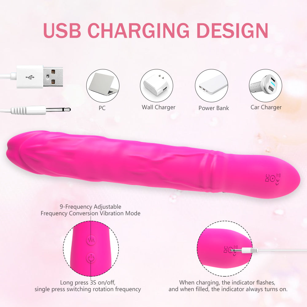 Dildo Vibrator Double Charming King-2